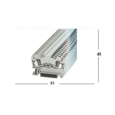 斜面回拉式直通（接地）FX,S-2.5