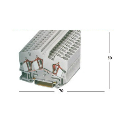 斜面回拉式直通（接地）FX,S-6-TWIN