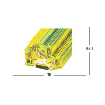 斜面回拉式直通（接地）FX,TBS-2.5-PE